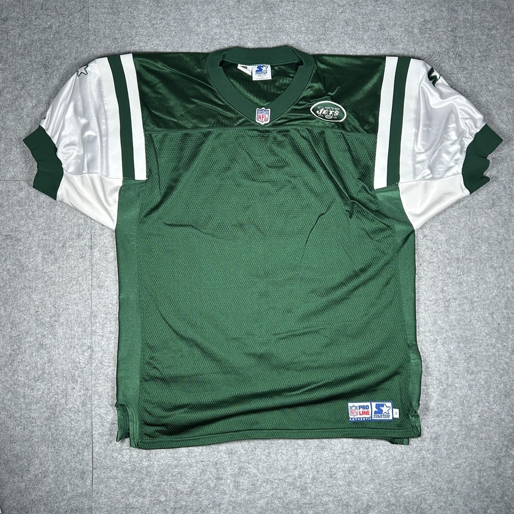 Vintage Starter NFL Pro Line Authentic Jersey Mens 52 Green/White 90s Football